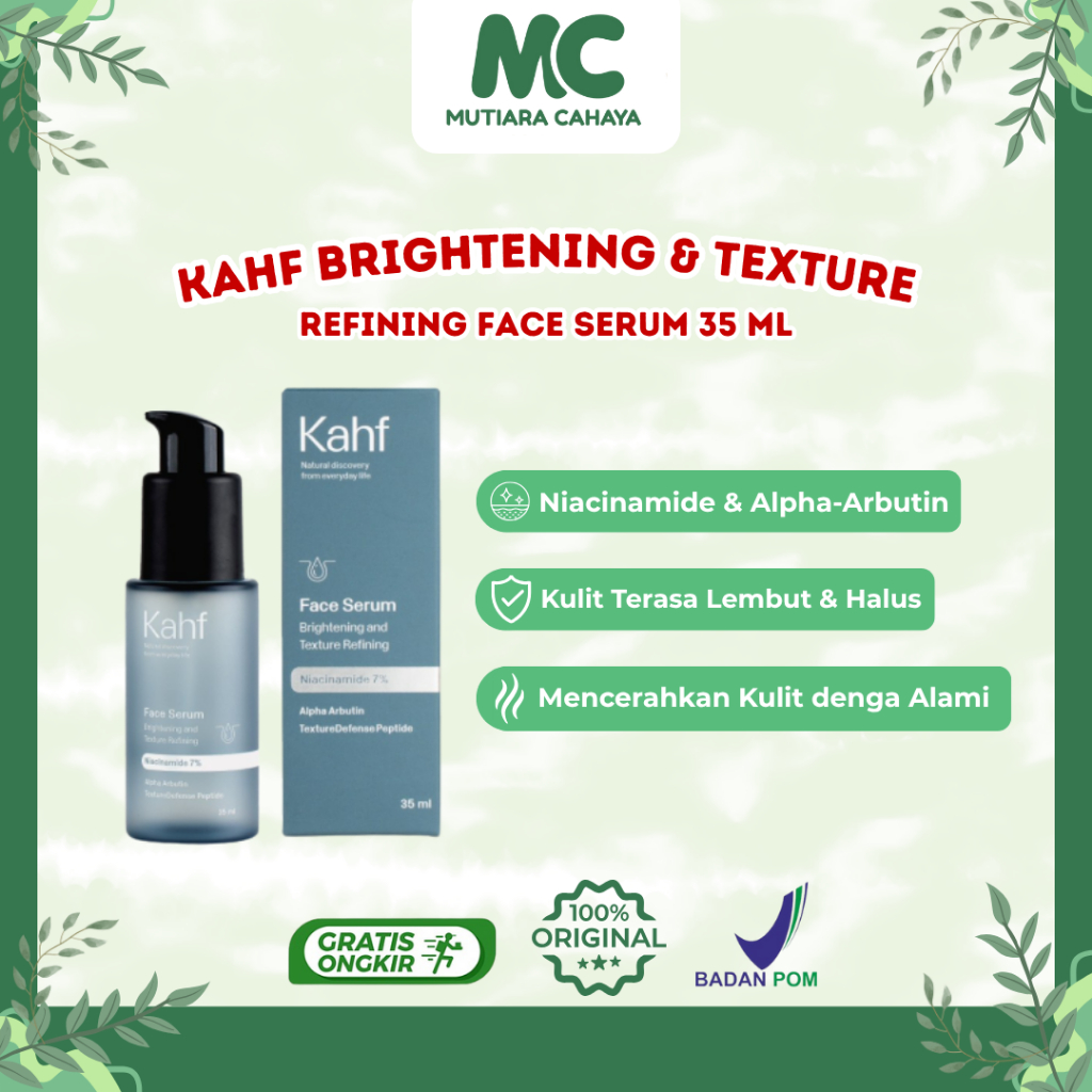 MC Official - Kahf Brightening & Texture Refining Face Serum 35 ml | Kahf Face Serum for Brightening