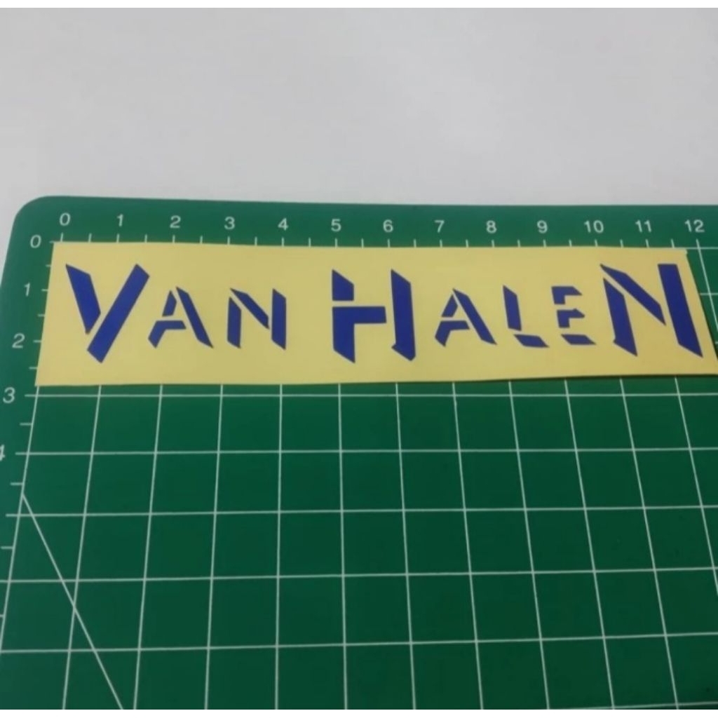 

stiker cutting van halen