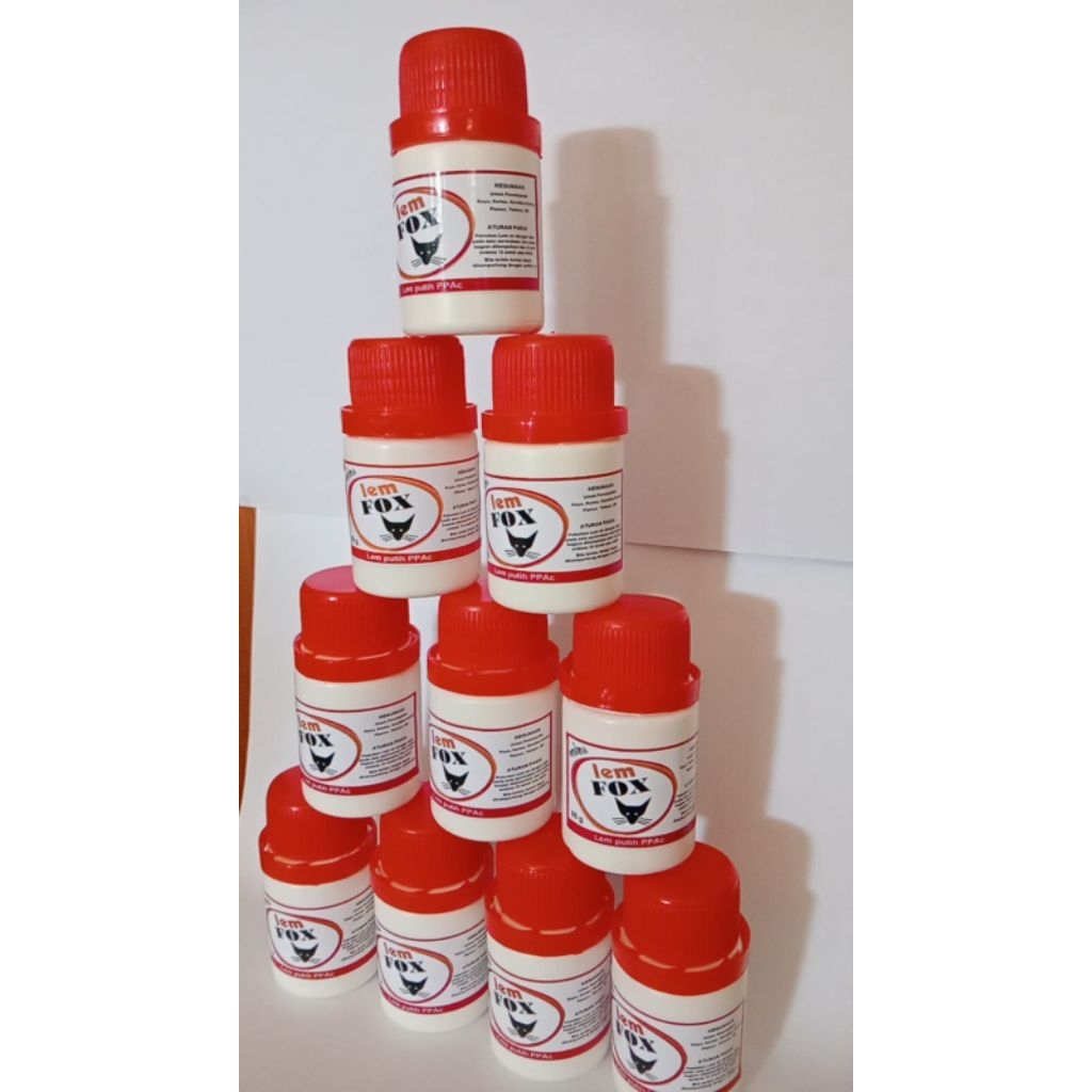 

lem fox mini 50g/ lem putih kecil (6 pcs)