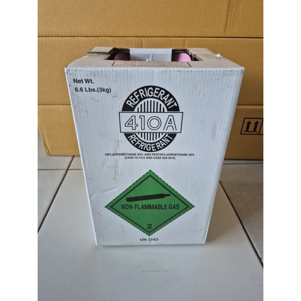 Freon Refrigerant R 410a tabung kecil 3kg