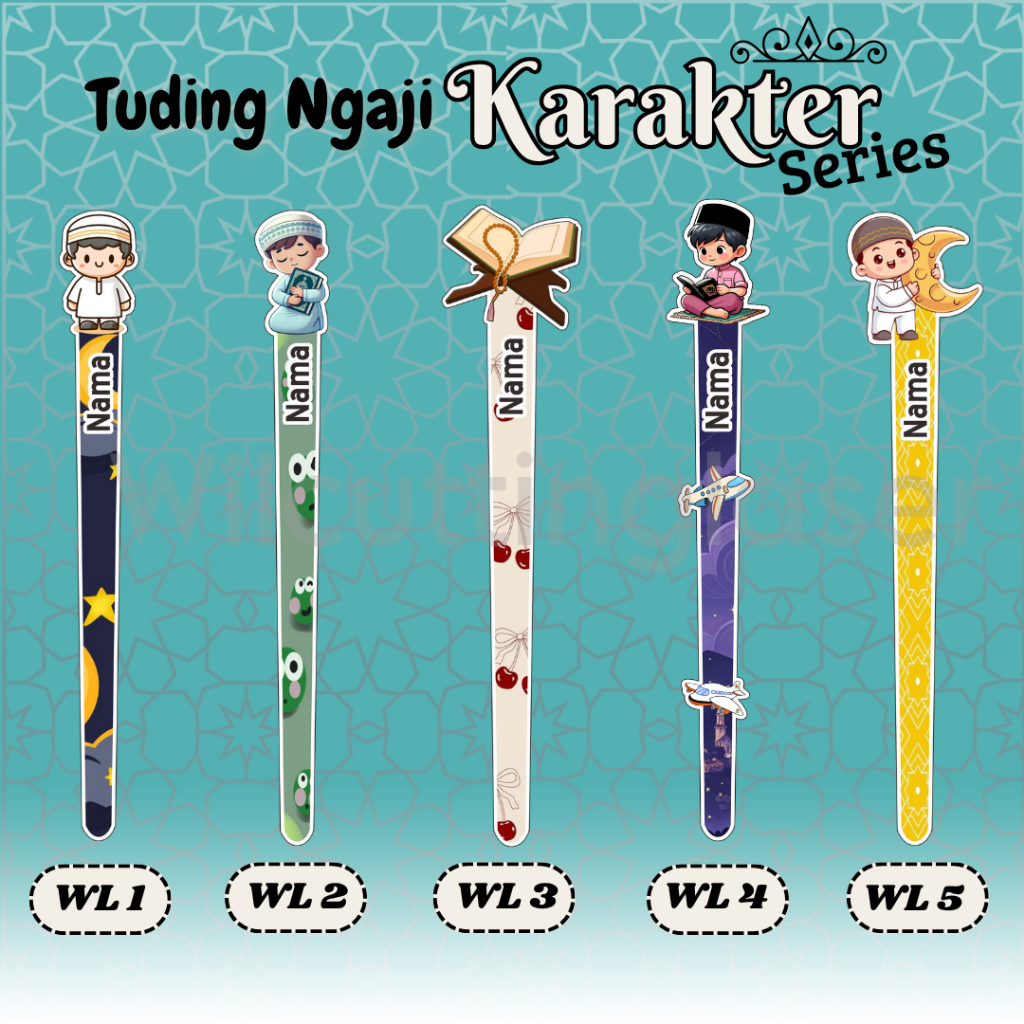 

TUDING MENGAJI / TELUNJUK MENGAJI / TUDING CUSTOME KARAKTER / TUDING AKRILIK