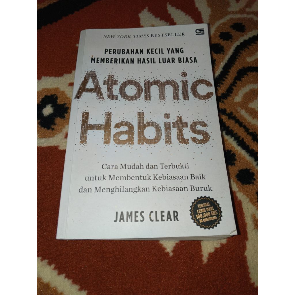 buku atomic habits karya James clear