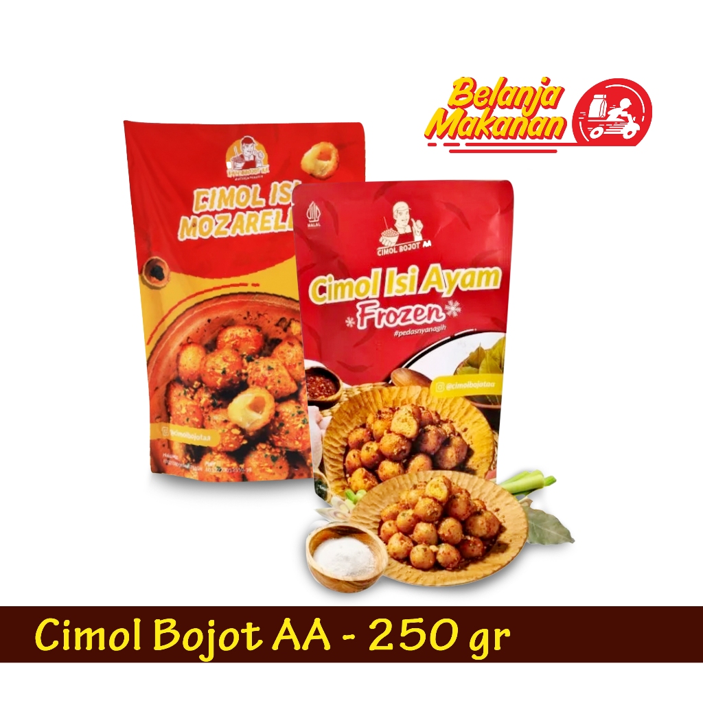 

CIMOL BOJOT AA FROZEN - Isi Ayam dan Mozarella