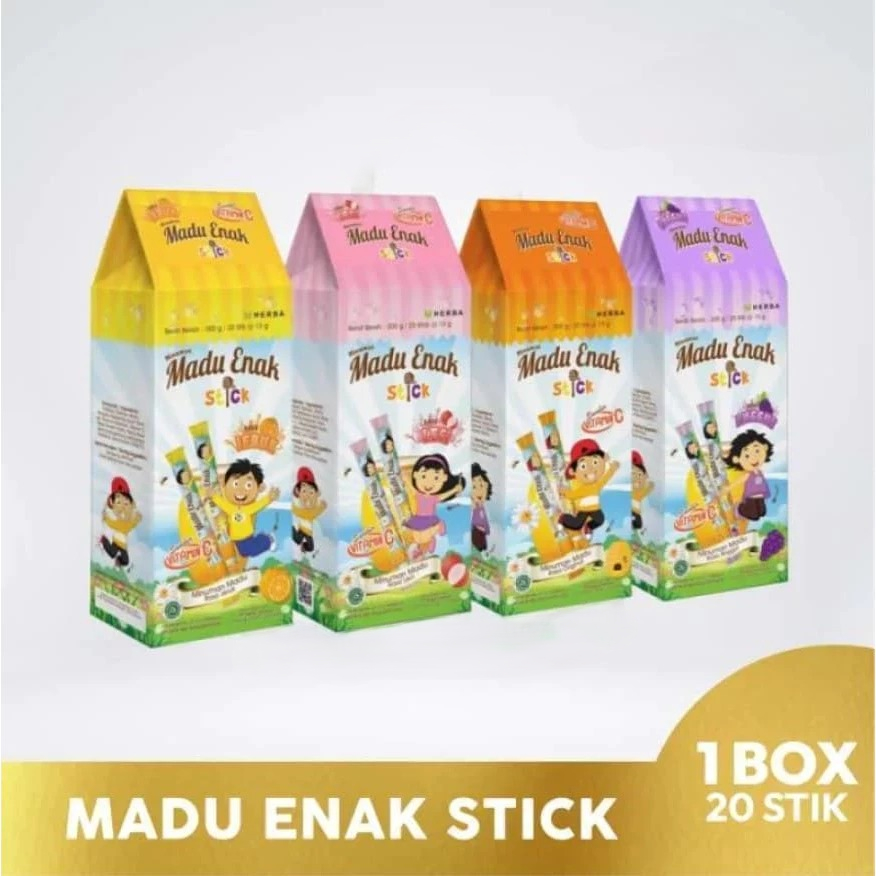

Madu Enak Stick Aneka Rasa 15 Gram/Sachet (20 Sachet)