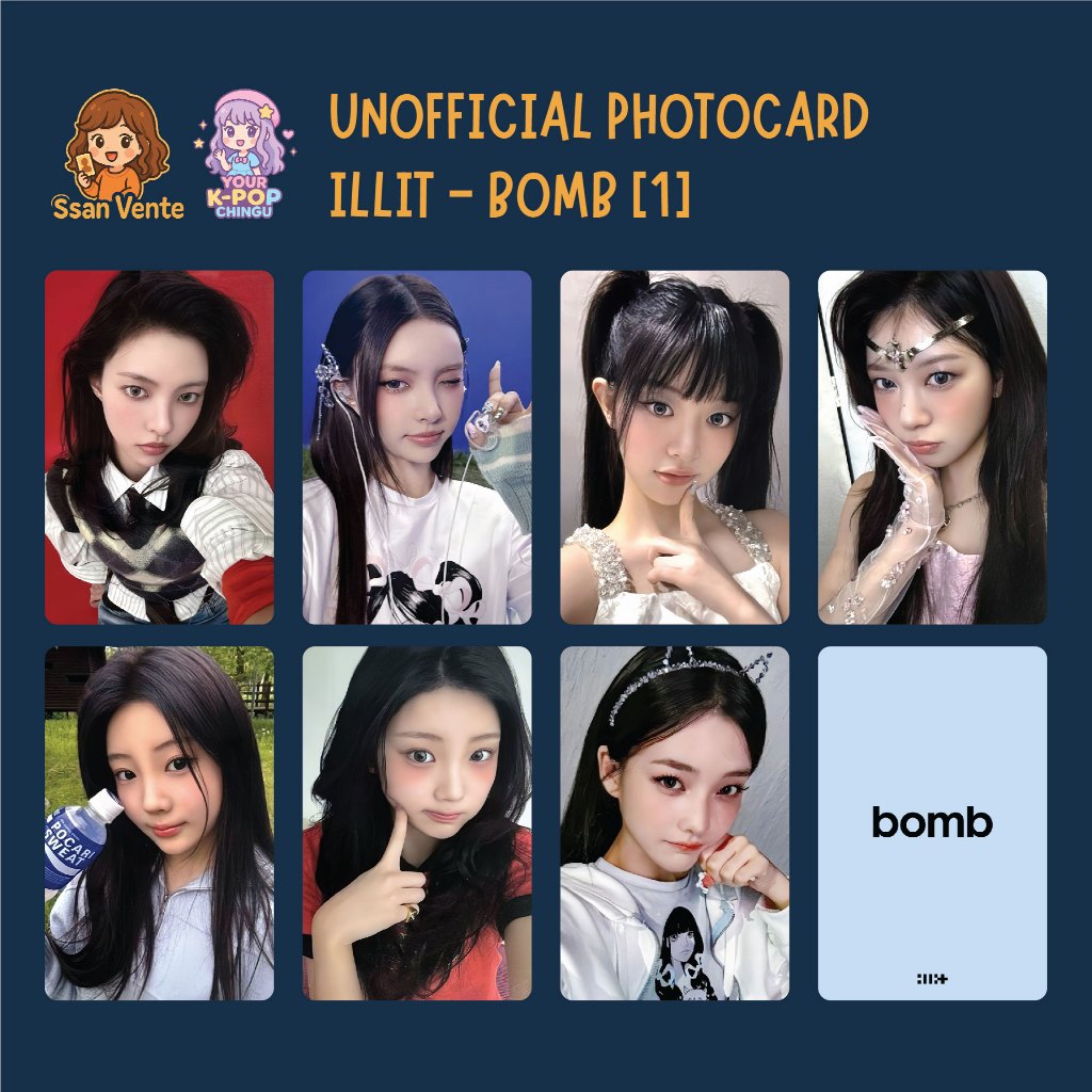 [UNOFFICIAL PHOTOCARD] ILLIT - BOMB [1]