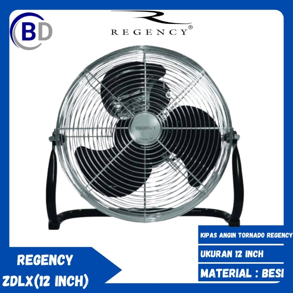 Kipas Angin REGENCY Tornado ZDLX 12 Kipas Angin [12 Inch]