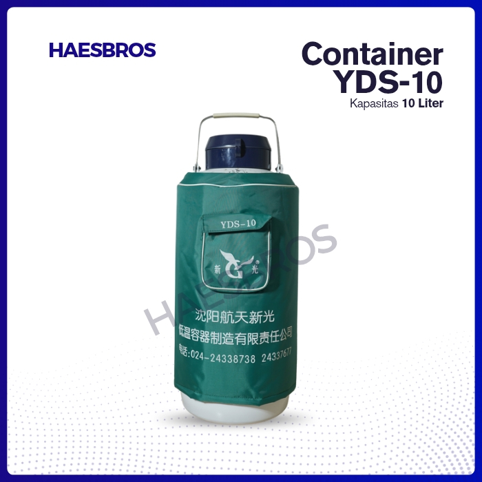 Container Nitrogen Cair/Penampung N2 Cair kapasitas 3 liter , Merk : Shenyang - China