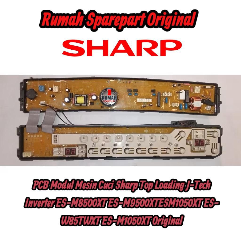 PCB MODUL MESIN CUCI SHARP TOP LOADING J-TECH INVERTER ES-M8500XT-ES-M9500XTES-ES-M1050XT-ESW85TWXT 