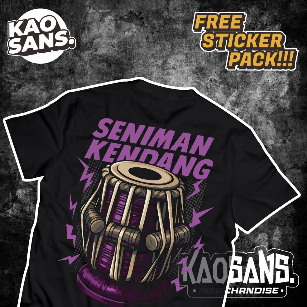 kaos seniman kendang original produk dari KAOSANS.LTD