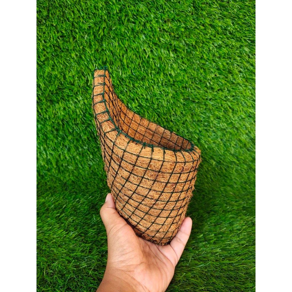 Pot tempel dinding serabut sabut kelapa anggrek Pot anggrek