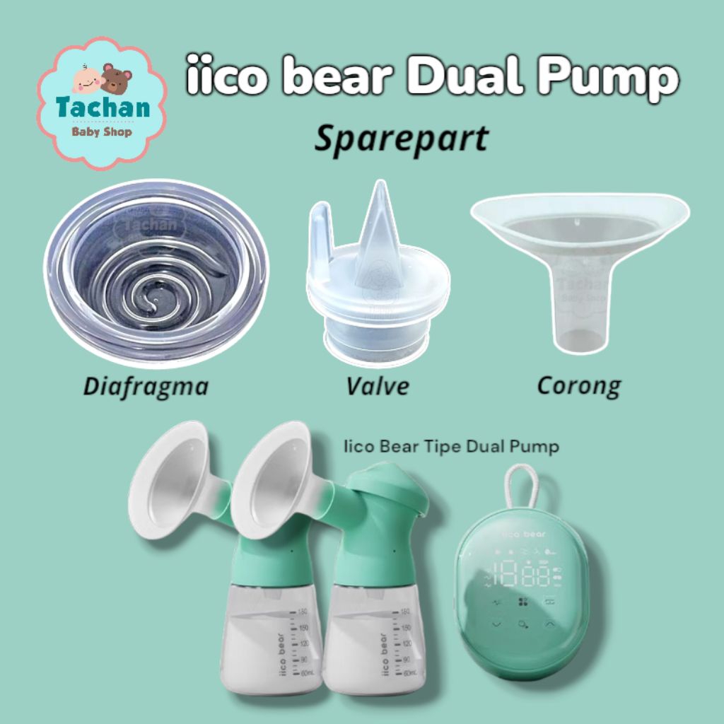 iico bear Dual sided breast pump Sparepart pompa asi lico bear dual pump  Valve iico bear / Valve li