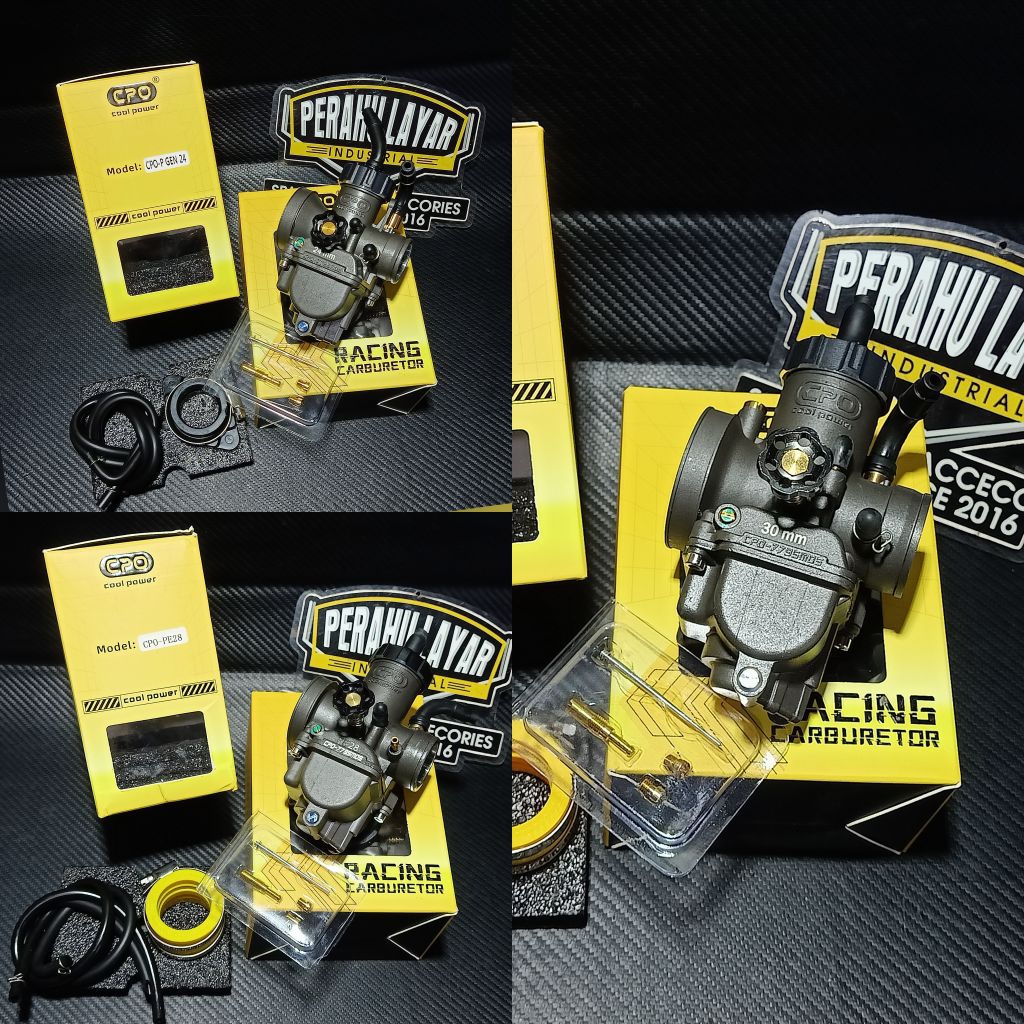Karburator CPO PE Gen 2 Karbu PE 24 28 30 Hitam Series Original