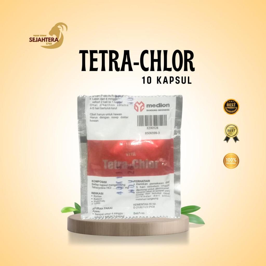 tetra-chlor obat flu untuk ayam burung dan sejenisnya