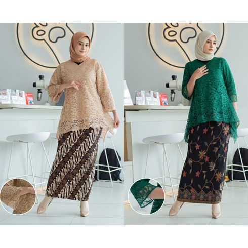 atasan kebaya brukat jumbo / kebaya natal /atasan kebaya/kebaya