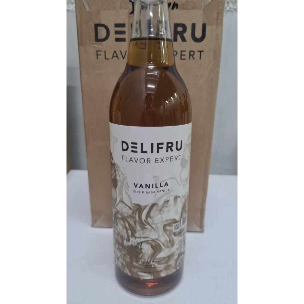 

Syrup DELIFRU Premium rasa vanilla 1liter