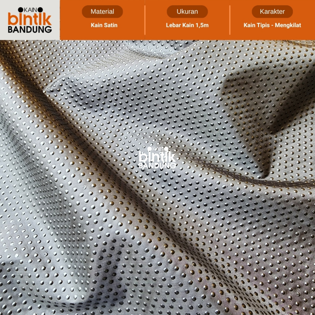 Kain Bintik Satin Anti Slip HL 1.5mx1m Alas Karpet Keset Sajadah