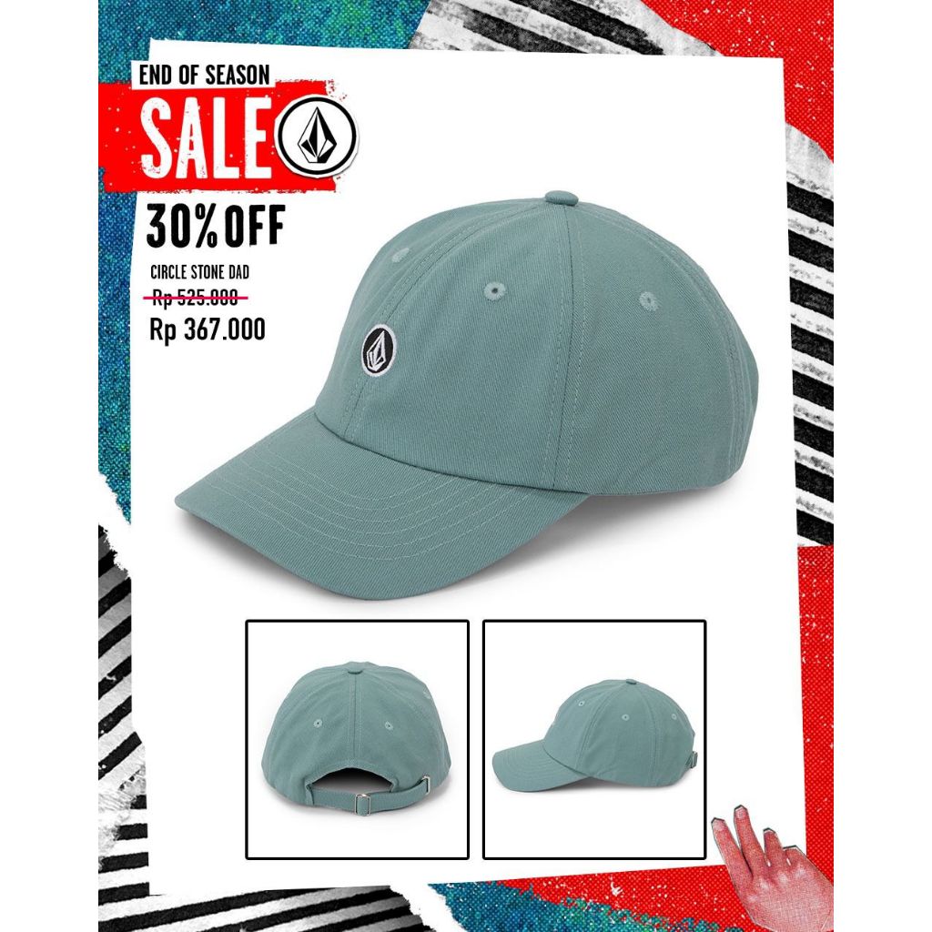RAYSURF VOLCOM TOPI PRIA 420100154 ORIGINAL