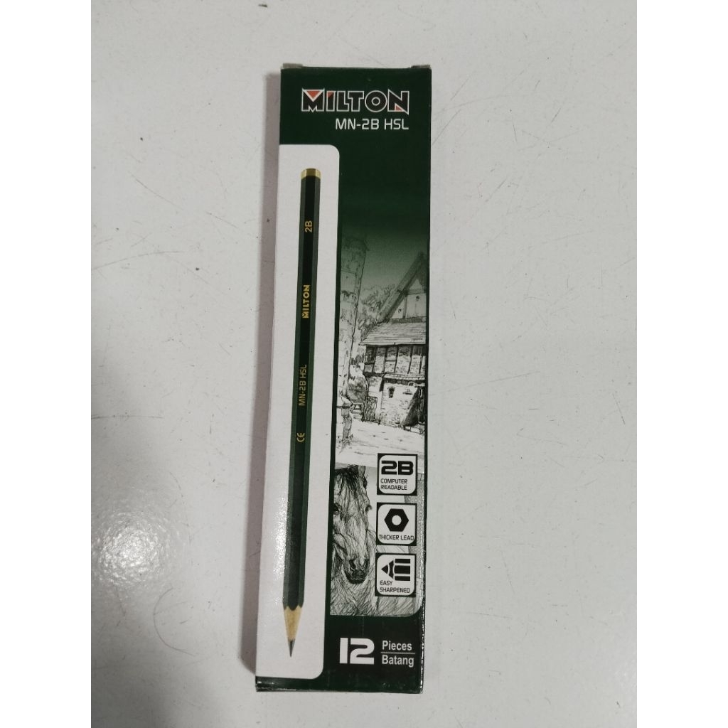 

(1 Lsn) Pensil 2B milton Hijau