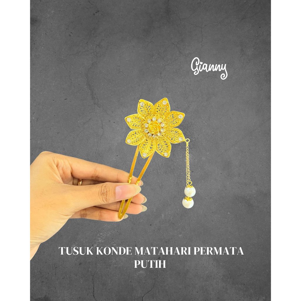 TUSUK KONDE MATAHARI / konde sanggul / sanggul modern