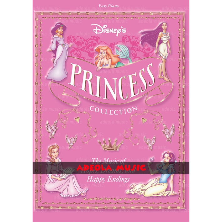 Buku Piano Disney Pemula / (PD-165) DISNEY’S PRINCESS COLLECTION 1 – EASY PIANO
