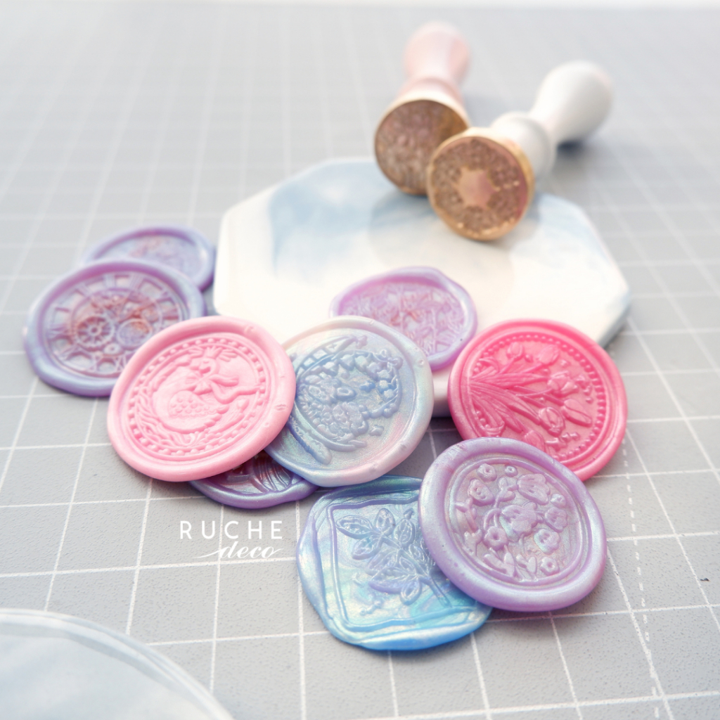 

RUCHE DECO - Brass Stamp Head Flower and Leaves (tanpa gagang) / Kepala Kuningan Wax Seal / Wax Seal Stamp Flower Segel Surat Vintage / Kuningan Stempel Seal Wax / Stamp Head Sealwax Vintage