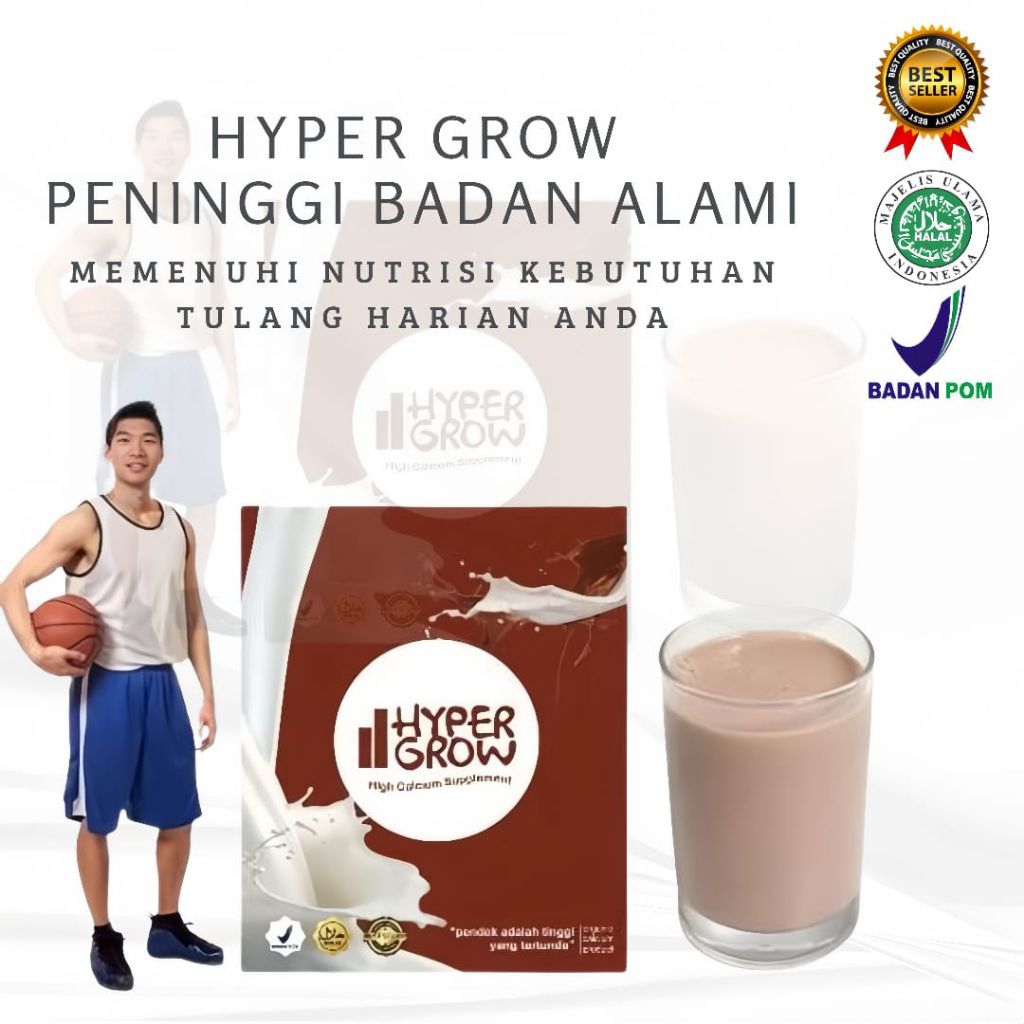

HYPERGROW Peninggi badan terbaik || Susu tinggi badan dewasa dan anak - hemat