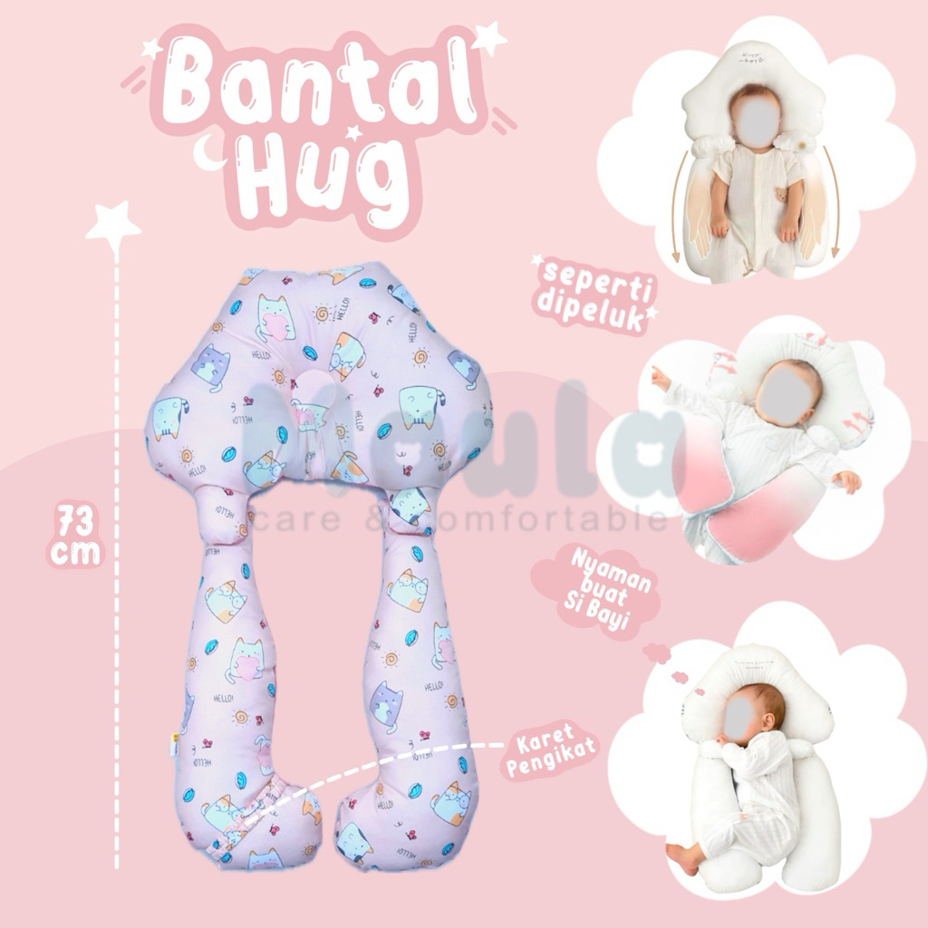 Bantal Guling Peluk, Bantal Hug Bayi Multifungsi, Bantal Guling Peluk anti kaget