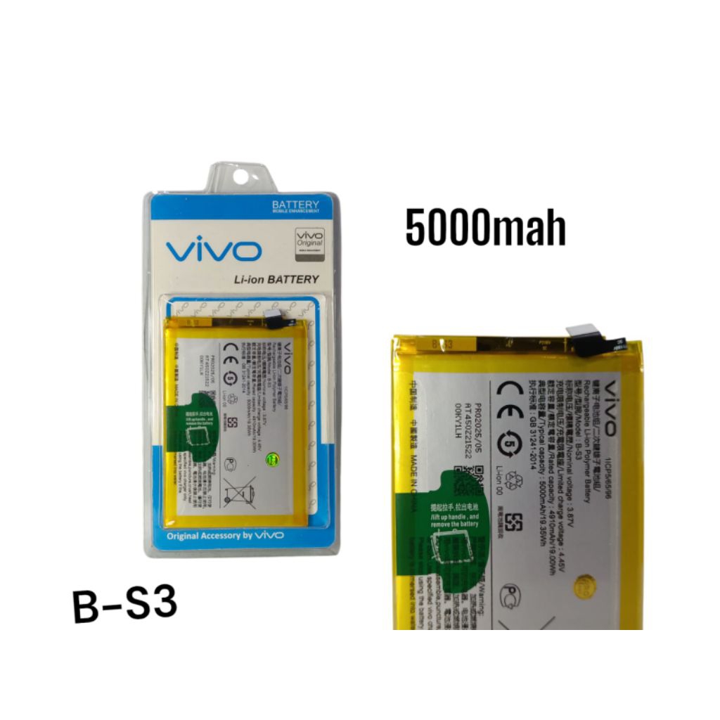 Baterai Batre Batrai VIVO Y21/Y21A/Y21S/Y21T B-S3 Battery Batree Batrei Ori