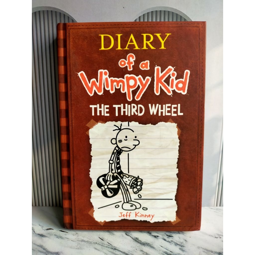 Novel Import Diary of a Wimpy Kid The Third Wheel Hardcover Original