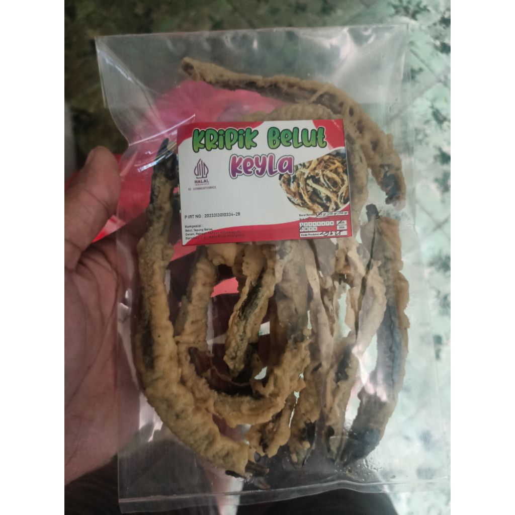 

keripik belut renyah