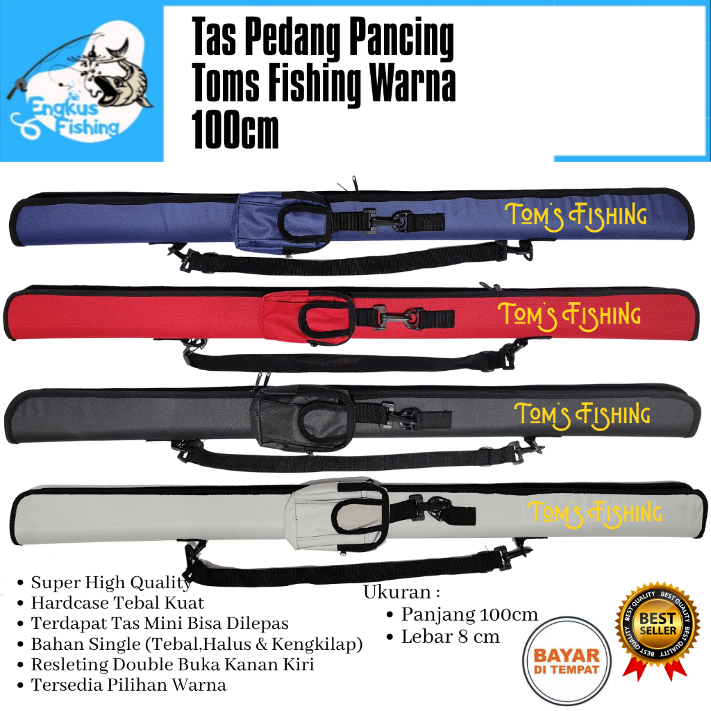 Tas Pancing Model Pedang / Samurai Warna 100cm Tas Mini (Super Kualitas) Hardcase Murah - Engkus Fis