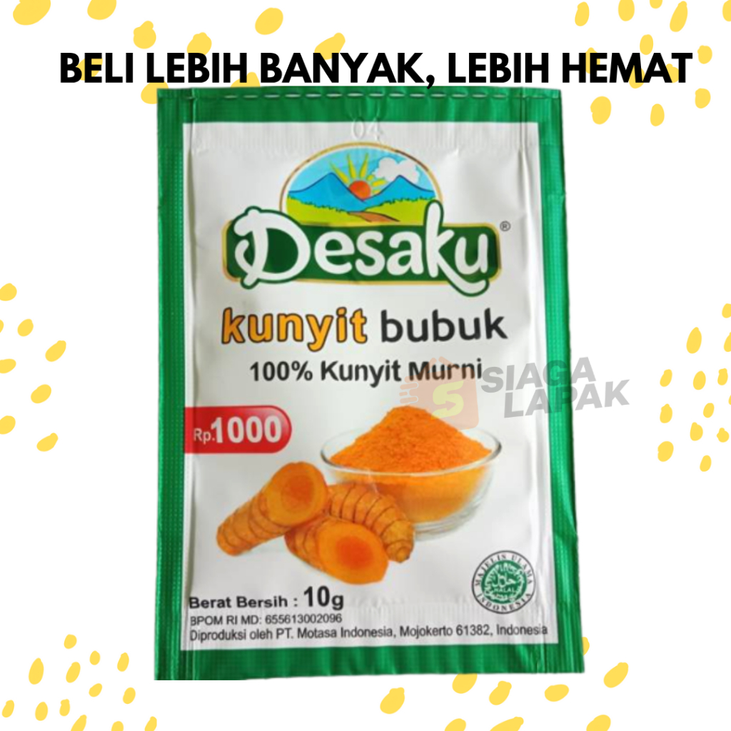 

Bubuk Kunyit Desaku ECERAN 1 SACHET Rempah Rempah Instan [BELI BANYAK LEBIH MURAH]