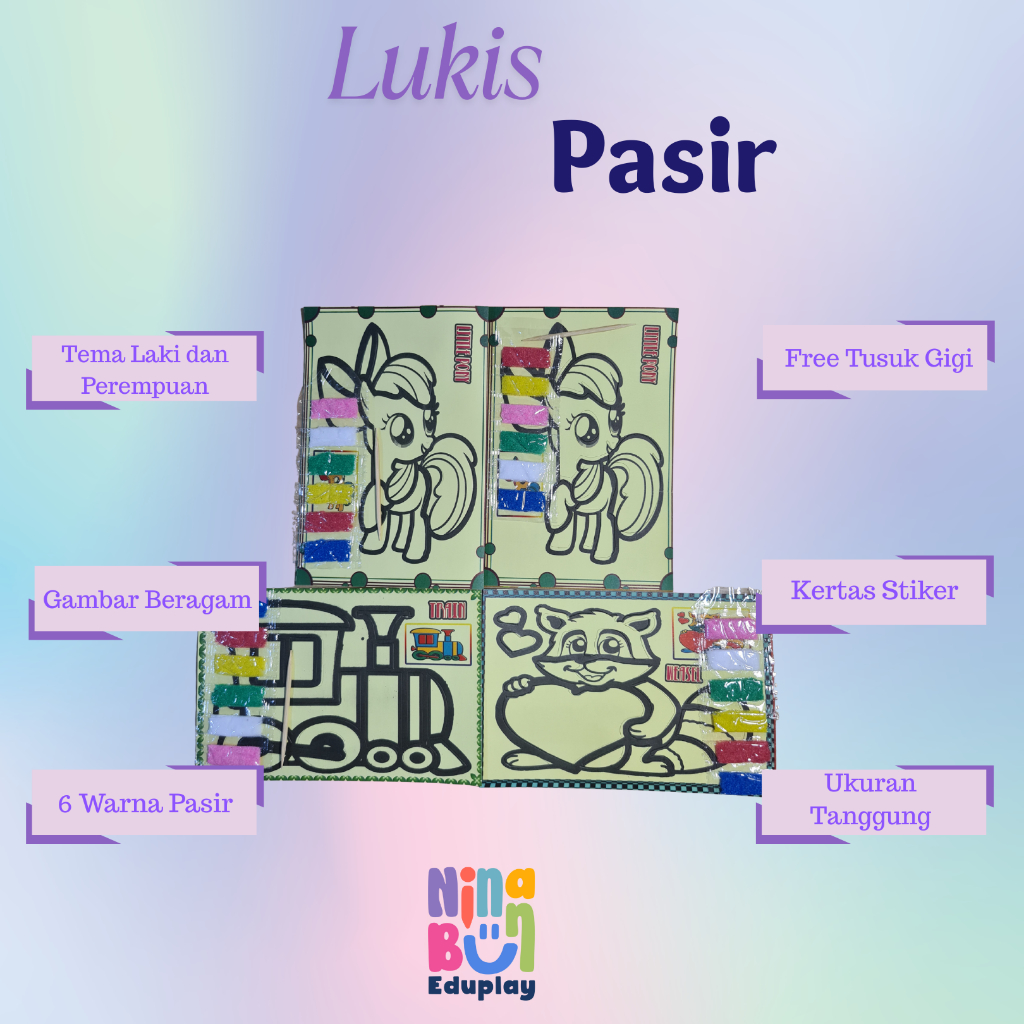 

Lukis Pasir Anak Tanggung 20 x 15 cm