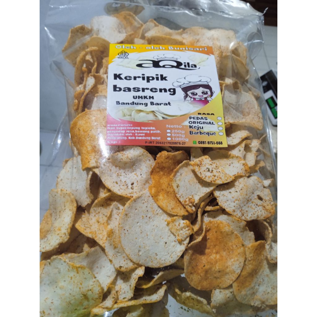 

keripik basreng pedas