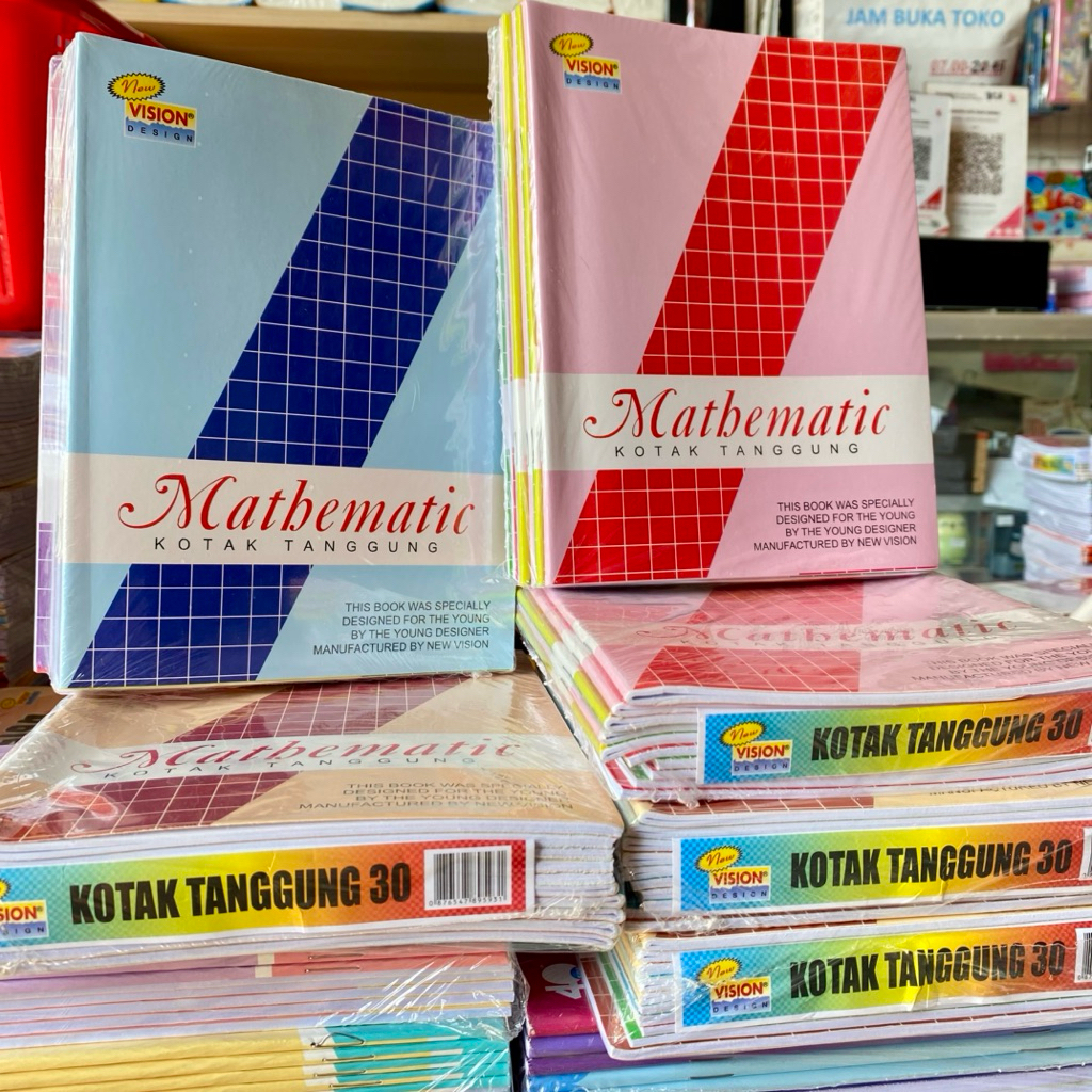 

(1 PAK) BUKU KOTAK TANGGUNG VISION 30 LEMBAR