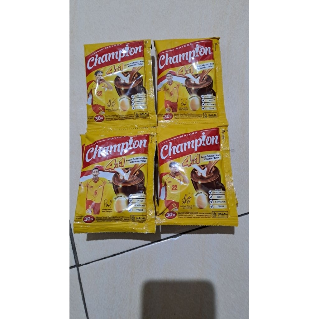 

Champion serbuk Susu Coklat