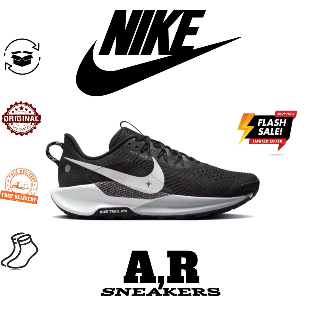 Nike React X Pegasus Trail 5 Shoes Black White