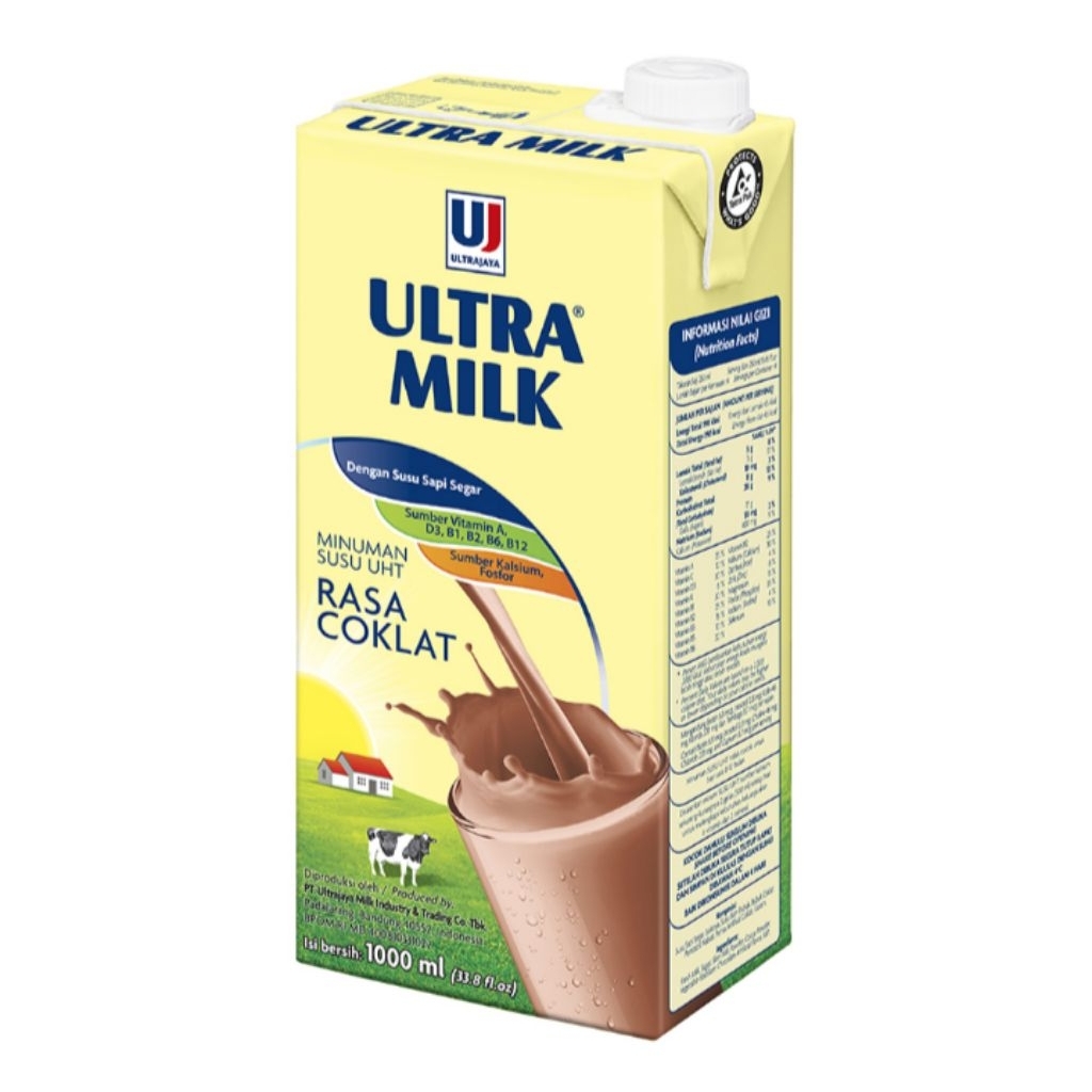 

Ultra Milk Susu UHT Cokelat Kotak 1000 ml