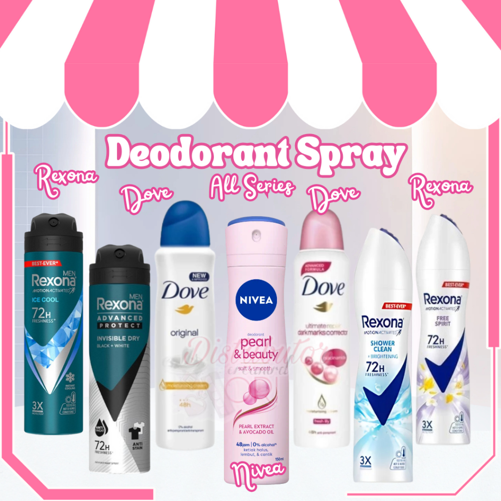 DEODORANT SERIES REXONA | DOVE | DEODORANT SPRAY | ORIGINAL