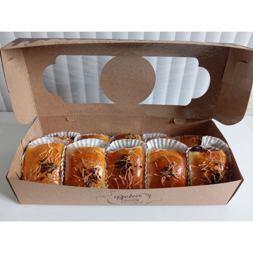 

Bolen pisang cokelat keju isi 10 pcs