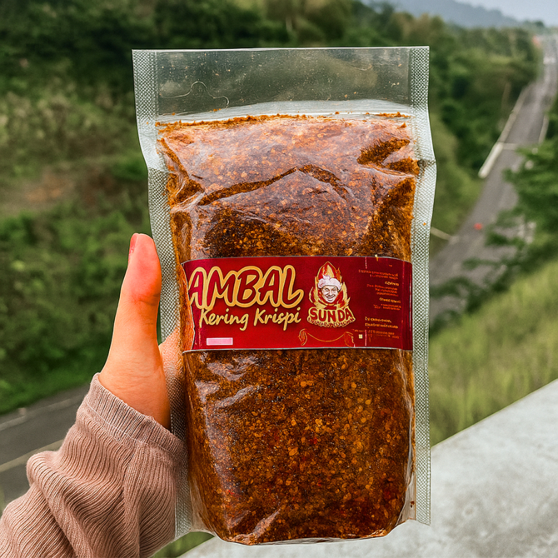 

1/4kg RAJA SAMBAL - Sambal Instan Kering Krispi Khas Sunda Extra Pedas
