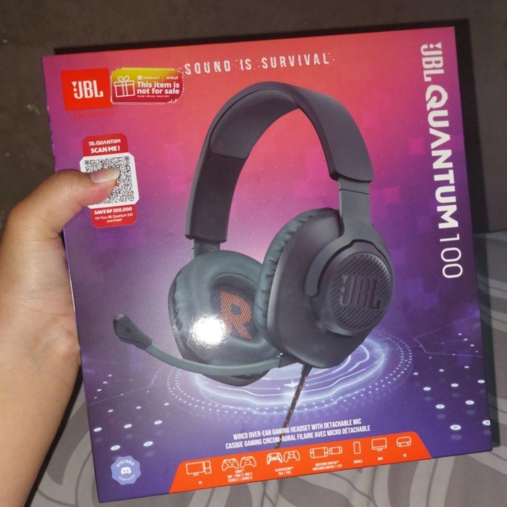 Headphone JBL Quantum 100 ORI
