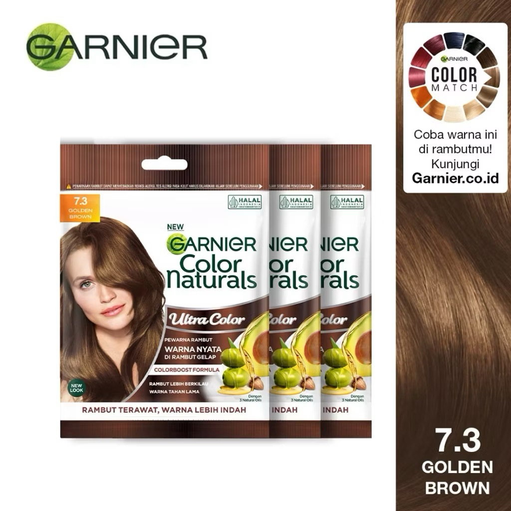 Garnier Color Natulral - Pewarna Rambut Cat Rambut