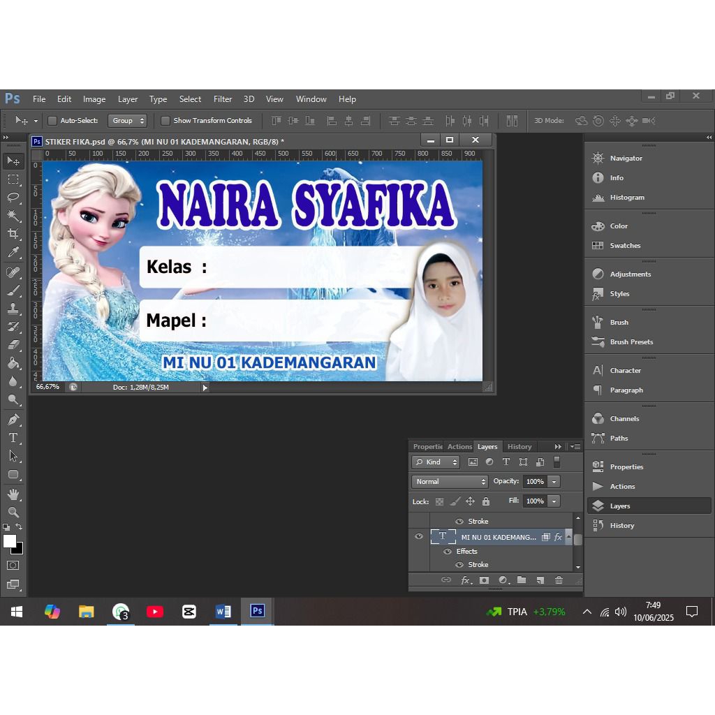 

Virall Stiker Label buku