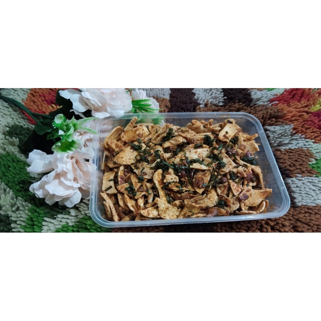 

murah basreng balado extra daun jeruk box uk 500ml full isi