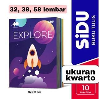 

(sko) Buku Tulis SIDU 38 Lembar Per Pack 10 PCS buku tulis sinar dunia