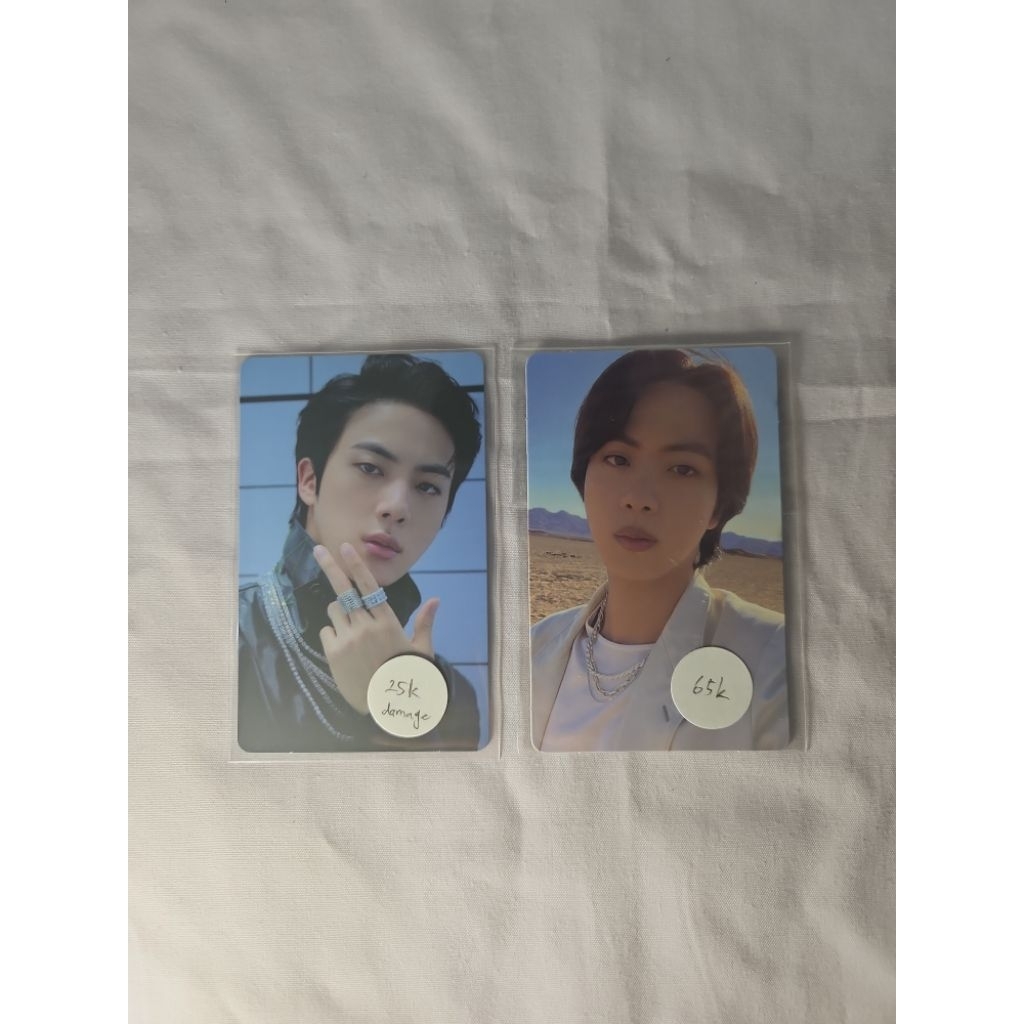 photocard BTS Jin Official