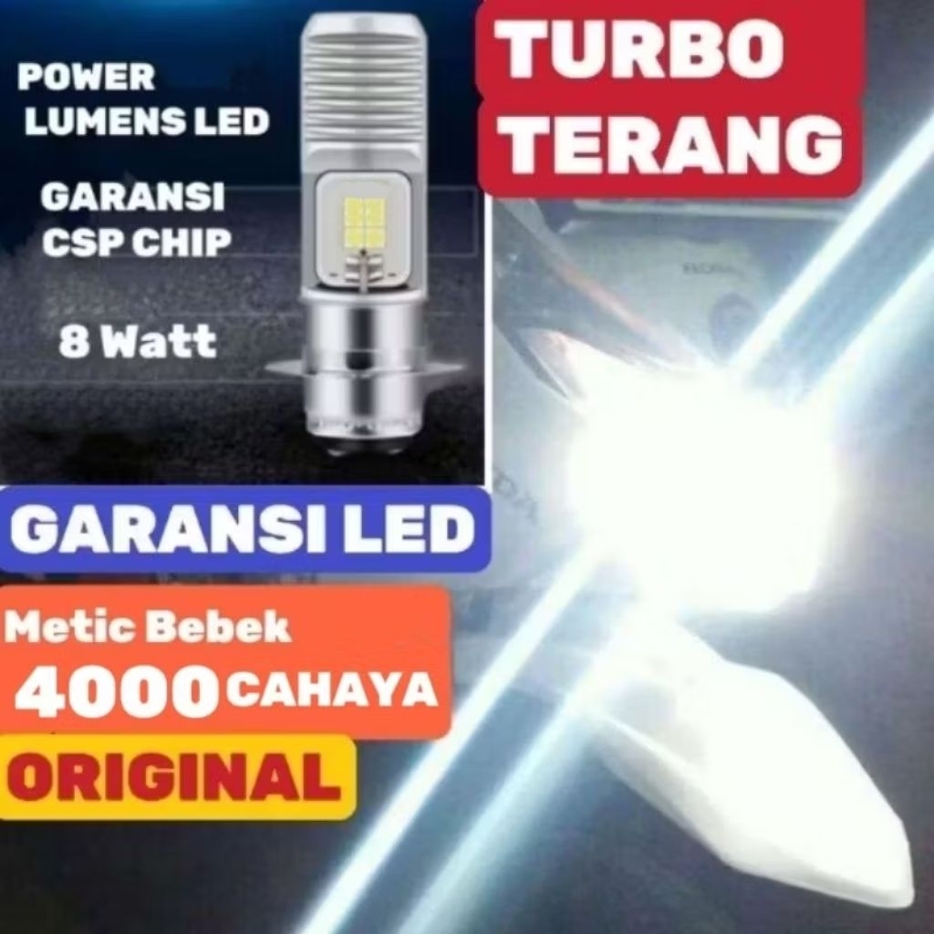 Lampu led motor matic bebek SUPER TERANG untuk semua kendaraan h6