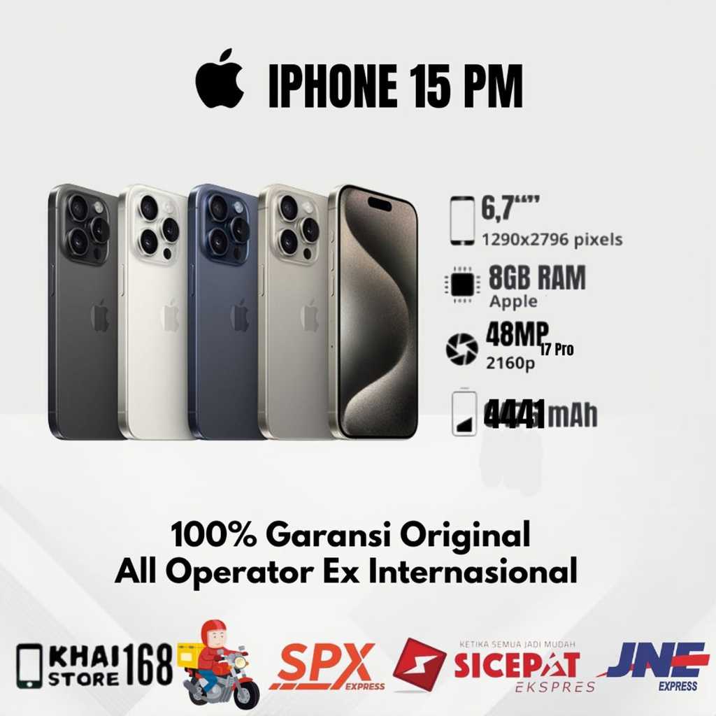iPhone 15 Pro Max 1TB 512GB 256GB Second Original iPhone 15ProMax Second Original Mulus