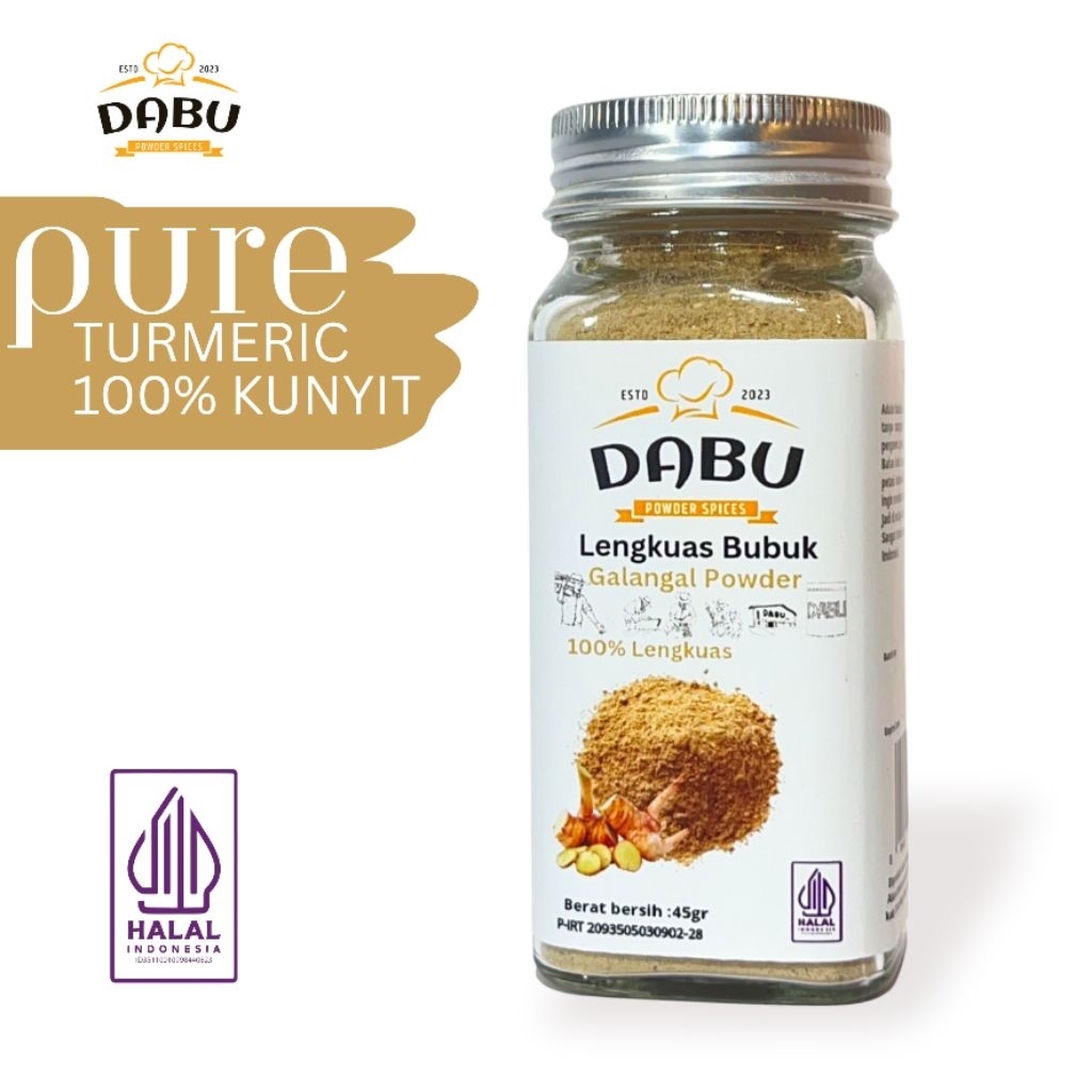 

Lengkuas Bubuk Murni 100% GALANGAL DABU-bubuk rempah murni